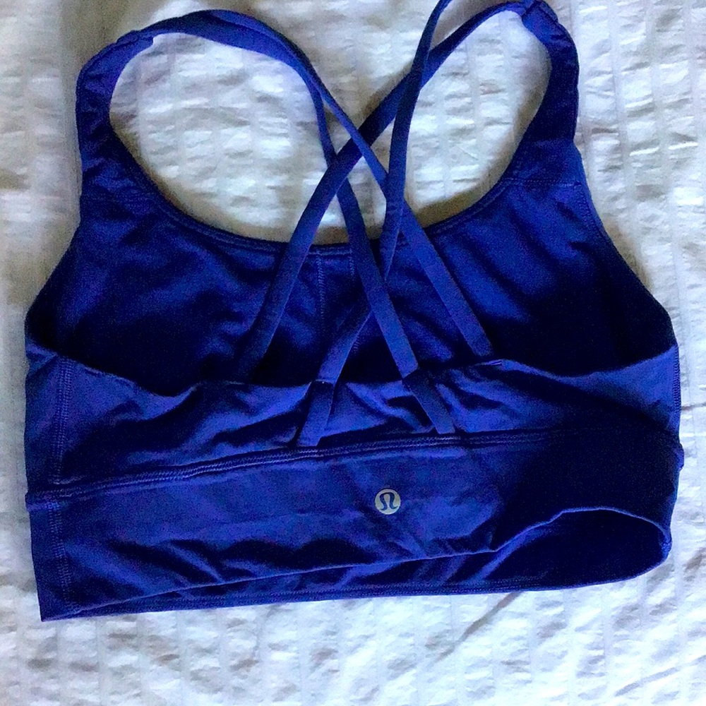 Lululemon Energy Bra, Medium Support, B-D Cups, Purple, Size 8